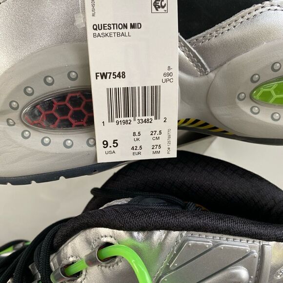 Reebok Question Mid Allen Iverson size 9,5 - Picture 4 of 4